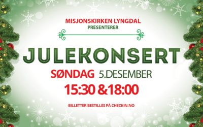 Velkommen til julekonsert.